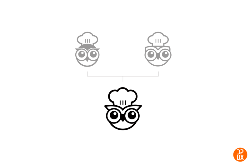 LOGO案例实战!大众点评智慧餐厅Logo设计全过程总结