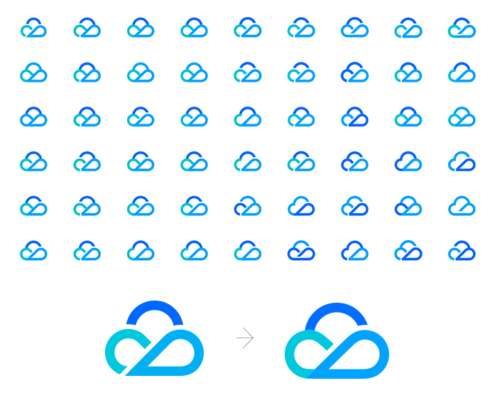揭秘LOGO设计流程!超详细的腾讯云LOGO 改版记录全过程